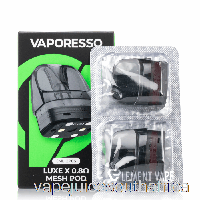 Vape Pods Vaporesso Luxe X Replacement Pods 0.8Ohm Luxe X Pods